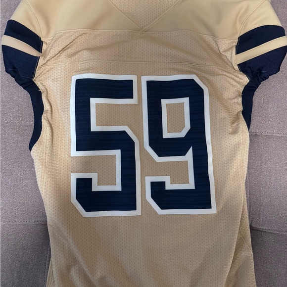 Adidas Game-Worn Georgia Tech Jersey, Gold - Picture 2 of 5